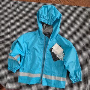 Charles River Blue 2T Rain Jacket, new, never worn Original price $52